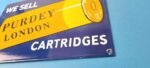 Vintage James Purdey Sign – Hunting Firearm Makers Shot Gun Gas Porcelain Sign - Image 10