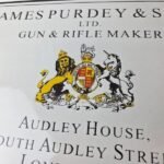 Vintage James Purdey Sign – Hunting Gun Firearm Makers Shot Gas Porcelain Sign - Image 3