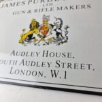 Vintage James Purdey Sign – Hunting Gun Firearm Makers Shot Gas Porcelain Sign - Image 4