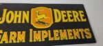 Vintage John Deere Porcelain Sign – Farm Implements Tractor Gas Pump Sign - Image 7