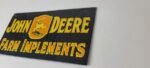 Vintage John Deere Porcelain Sign – Farm Implements Tractor Gas Pump Sign - Image 8
