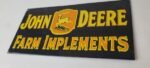 Vintage John Deere Porcelain Sign – Farm Implements Tractor Gas Pump Sign - Image 10