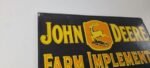 Vintage John Deere Porcelain Sign – Farm Implements Tractor Gas Pump Sign - Image 6