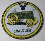 Vintage John Deere Sign – Farm Implements Advertising Gas Porcelain Sign - Image 12