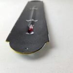 Vintage John Deere Sign – Service Guage Gas Pump Sign on Porcelain Thermometer - Image 5