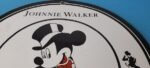 Vintage Johnnie Walker Sign – Adult Beverage Tuxedo Mickey Porcelain Gas Sign - Image 14