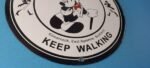 Vintage Johnnie Walker Sign – Adult Beverage Tuxedo Mickey Porcelain Gas Sign - Image 8