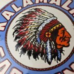 Vintage Kalamalka Gasoline Porcelain Sign – Gas Service Station Pump Sign - Image 3