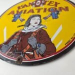 Vintage Kanotex Sign – Aviation Gas Pump Service Automobile Motor Sign - Image 13