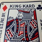 Vintage King Kard Overalls Sign – Playing Card Advertisement Gas Porcelain Sign - Image 3
