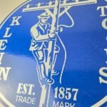 Vintage Klein Tools Porcelain Sign – Auto Mechanic Gas Service Shop Garage Sign - Image 4