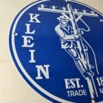 Vintage Klein Tools Porcelain Sign – Auto Mechanic Gas Service Shop Garage Sign - Image 6