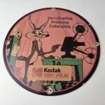 Vintage Kodak Camera Sign – Photos Film Gas Pump Porcelain Sign - Image 15