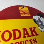 Vintage Kodak Camera Sign – Photos Manufacturer Mickey Gas Pump Porcelain Sign - Image 5