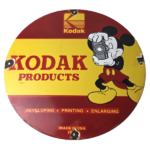 Vintage Kodak Camera Sign – Photos Manufacturer Mickey Gas Pump Porcelain Sign