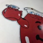 Vintage Kool Aid Sign – Fruit Beverage Mix Powder Piggly Porcelain Gas Pump Sign - Image 5