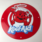 Vintage Kool Aid Sign – Fruit Beverage Mix Powder Porcelain Gas Station Sign - Image 15