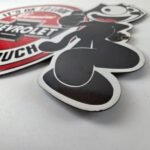 Vintage Large Chevrolet Sign – Felix the Cat Advertisement Gas Porcelain Sign - Image 14