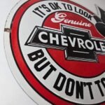 Vintage Large Chevrolet Sign – Felix the Cat Advertisement Gas Porcelain Sign - Image 6