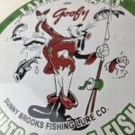 Vintage Layfield Sign – Fishing Lures Sign – Gas Service Pump Plate Sign - Image 4