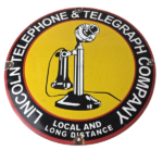 Vintage Lincoln Telephones Sign – Telegraph Phone Gas Porcelain Sign - Image 2