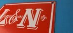 Vintage Louisville Nashville Railroad Sign – Trains Railway Porcelain Gas Sign - Image 9