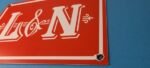 Vintage Louisville Nashville Railroad Sign – Trains Railway Porcelain Gas Sign - Image 10