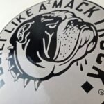 Vintage Mack Trucks Sign – Diesel Bulldog Auto Gas Pump Porcelain Sign - Image 4