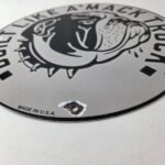 Vintage Mack Trucks Sign – Diesel Bulldog Auto Gas Pump Porcelain Sign - Image 10