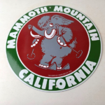 Vintage Mammoth Mountain Sign – California Ski Park Gas Pump Porcelain Sign - Image 15