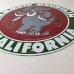 Vintage Mammoth Mountain Sign – California Ski Park Gas Pump Porcelain Sign - Image 10