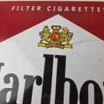 Vintage Marlboro Cigarette Sign – Porcelain Tobacco Gas Pump Store Sign - Image 3