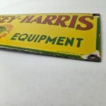 Vintage Massey Harris Porcelain Sign – Farm Implements Tractor Gas Pump Sign - Image 10