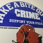 Vintage McGruff Crime Dog Sign – Porcelain Support Police Gas Pump Plate Sign - Image 5