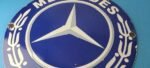 Vintage Mercedes Benz Sign – Large Porcelain Auto Shop Gas Pump Sign - Image 14