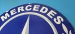 Vintage Mercedes Benz Sign – Large Porcelain Auto Shop Gas Pump Sign - Image 8