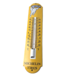 Vintage Michelin Bibendum Sign – Gas Auto Tires Sign on Porcelain Thermometer - Image 2