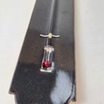 Vintage Michelin Bibendum Sign – Gas Auto Tires Sign on Porcelain Thermometer - Image 8