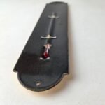 Vintage Michelin Bibendum Sign – Gas Auto Tires Sign on Porcelain Thermometer - Image 9