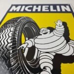 Vintage Michelin Tires Bibendum Sign – Gas Pump Advertising Service Sign - Image 16