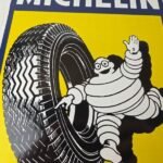 Vintage Michelin Tires Bibendum Sign – Gas Pump Advertising Service Sign - Image 4