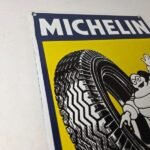 Vintage Michelin Tires Bibendum Sign – Gas Pump Advertising Service Sign - Image 6