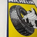 Vintage Michelin Tires Bibendum Sign – Gas Pump Advertising Service Sign - Image 7