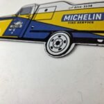 Vintage Michelin Tires Bibendum Sign – Gas Pump Automobile Sales & Service Sign - Image 14