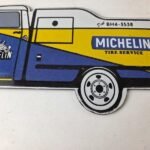 Vintage Michelin Tires Bibendum Sign – Gas Pump Automobile Sales & Service Sign - Image 4