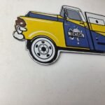 Vintage Michelin Tires Bibendum Sign – Gas Pump Automobile Sales & Service Sign - Image 6