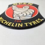Vintage Michelin Tires Sign – Gas Auto Motorcycle Rubber Service Sign - Image 14