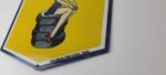 Vintage Michelin Tires Sign – Gas Oil Pump Chevron Service Sign - Image 11