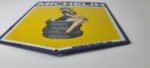 Vintage Michelin Tires Sign – Gas Oil Pump Chevron Service Sign - Image 12