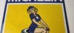 Vintage Michelin Tires Sign – Gas Oil Pump Chevron Service Sign - Image 4